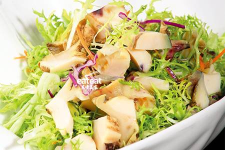 苦苣芥菜拌田螺