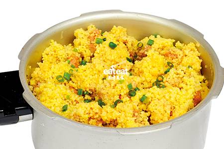 压锅小米排骨：糯米排骨升级了！