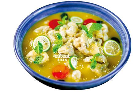 可以喝汤的酸汤田鸡！