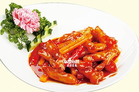 河豚挂糊糖醋味