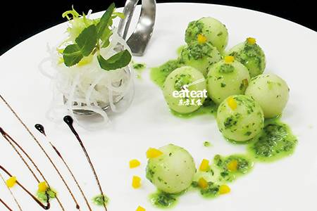 鲜薄荷青芥目鱼丸