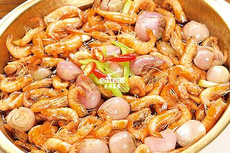  红葱头蒸虾：出菜快6分钟上桌！