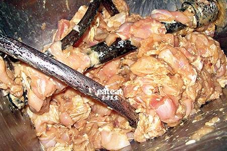 冰鲜兔肉如何上浆制嫩？