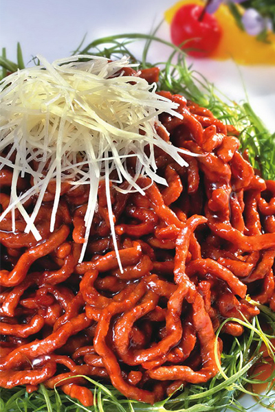 经典杭帮菜—钱江肉丝