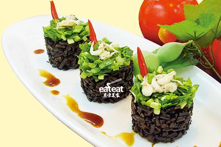 韭菜虾米拌猴腿