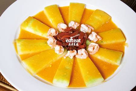 海肠蟹黄节瓜脯