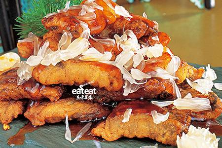 炒鳝背柚子提香！