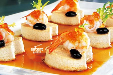 海胆鱼子虾豆腐