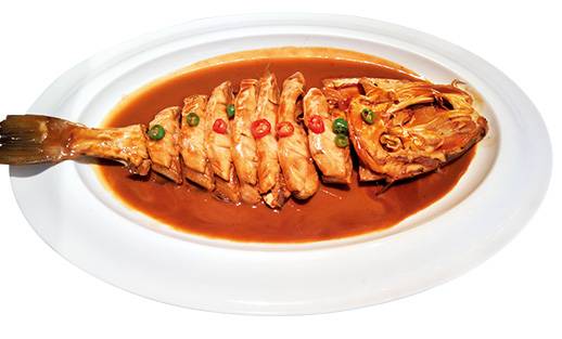红烧剥皮鱼