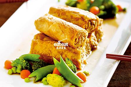 咖啡浸卤野菌卷