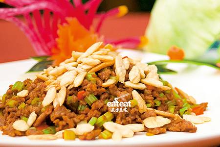 松仁干煸羊肉松