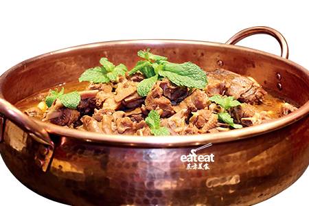 铜锅薄荷炖大鹅