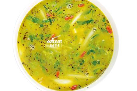 小白菜烩豆腐:麻麻花增香气!