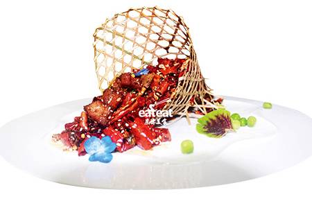 热菜冷用，辣子鹅丁！