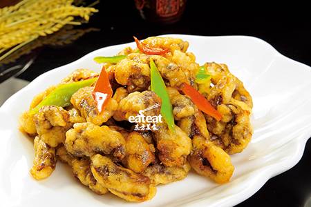 焦熘鸽段：挂湿淀粉炸不脱糊！
