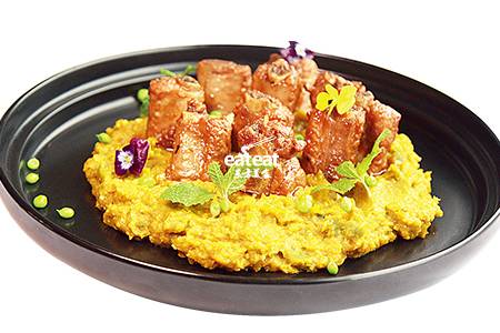 养生南瓜酱排骨