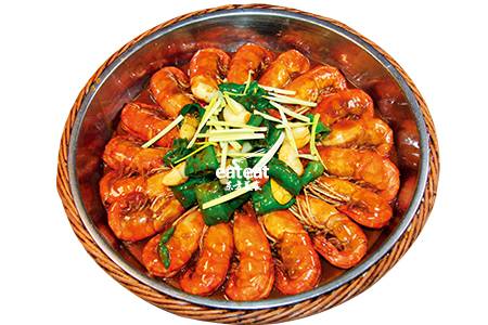 红焖罗氏虾