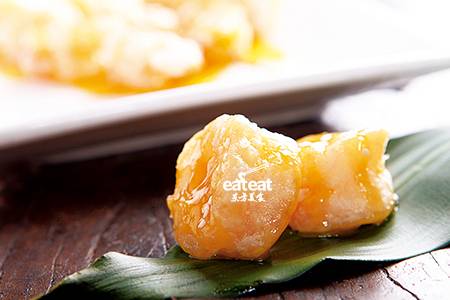 青柠汁芝麻虾球