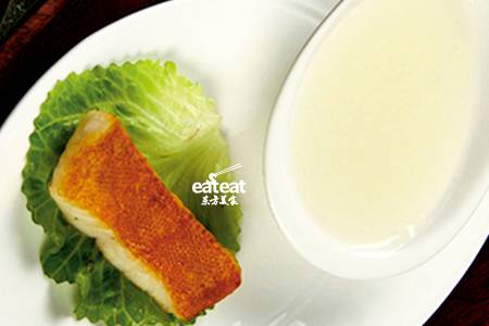 米汤煎咸东星斑