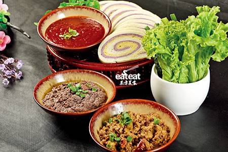 特色渔家菜：大花卷+3款渔家酱！