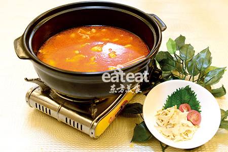 在酸辣汤里漂起来的鱼！