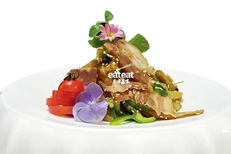 小擂椒茄子拌头肉