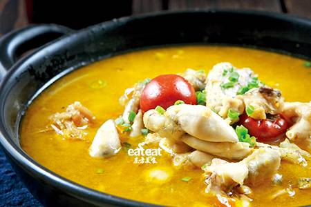 能喝汤的牛蛙煲