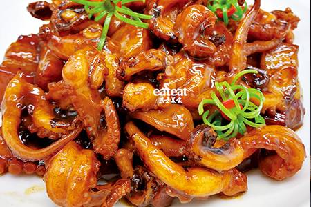 八爪鱼烧红烧肉
