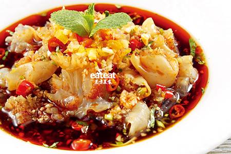 贡椒海蜇花：1分钟走菜！