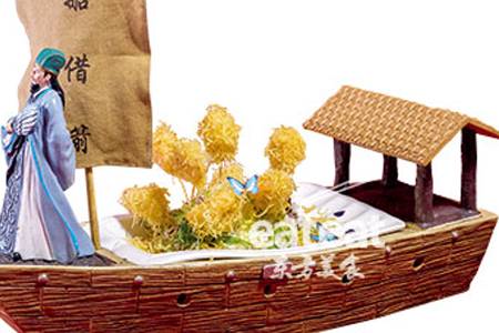 香芒芥末虾球：柠檬青芥末酱调味！