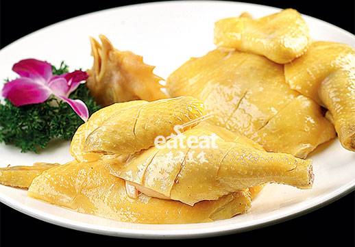 白切鸡：两次浸卤，入味有弹性！