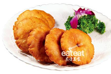 油馍馍：中间插孔好控油！