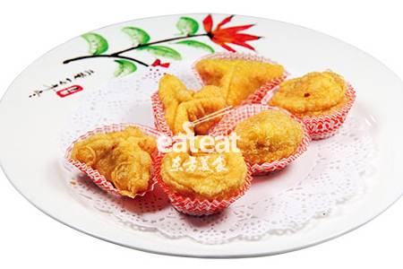 炸糕角：酸菜馅更解腻！