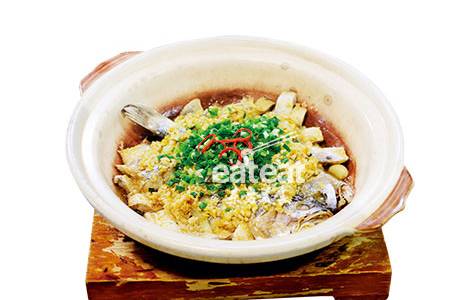 黄椒生焗黄鱼：蒸改焗香气足！