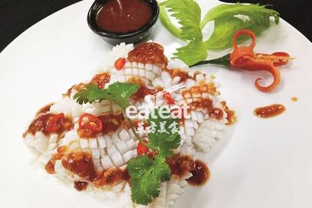 香拌五味鲜鱿卷