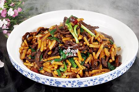 山药芥芥炒猪肝