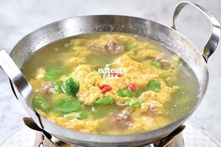 豆瓣氽汤肉：肉肉的“猫耳朵”！