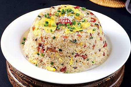 生炒糯米饭：爽口不爆浆！