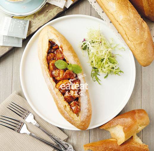 阿鲁巴吐司蘑菇鸡