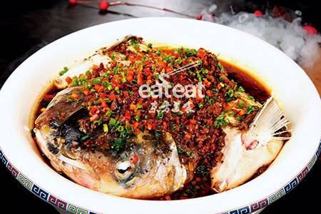 山珍蒸鱼头