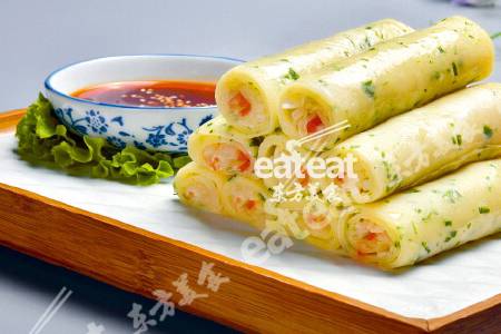 手工煎饼卷菜