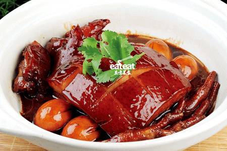 一品香：自制汤料焖肉香！