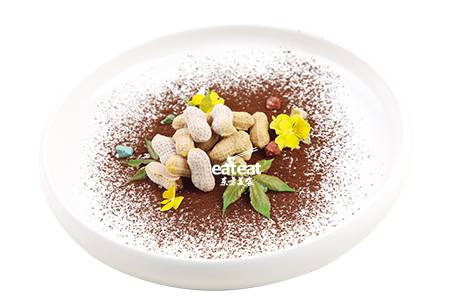 造型独特的花生鹅肝