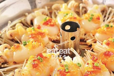 桑拿汽锅墨鱼仔