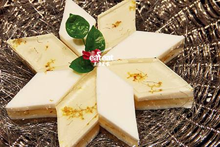 图解牛奶桂花糕