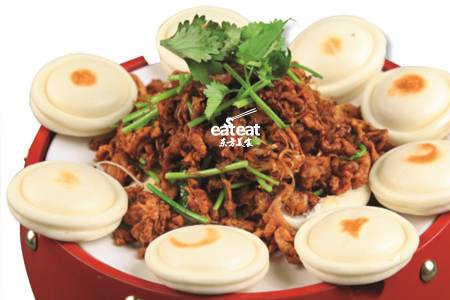 京式肉夹馍：老北京大炒肉