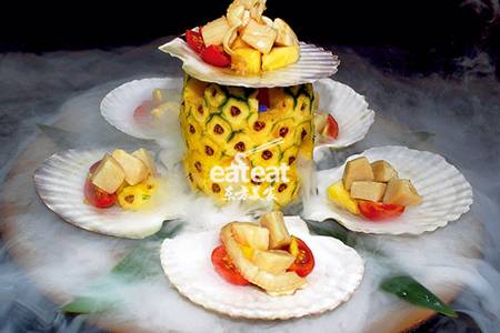 凤梨果醋捞元贝