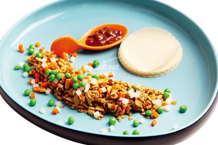 面皮卷生晒芋荷佐酱汁