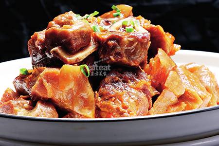 伊盟风干羊肉：块大有嚼劲！