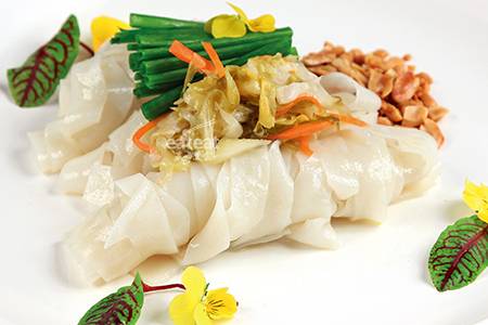 老传统手工面皮配乡村烂腌菜